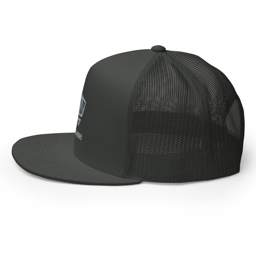 MMA Armary Prime Snapback - Dark Charcoal / Grey logo